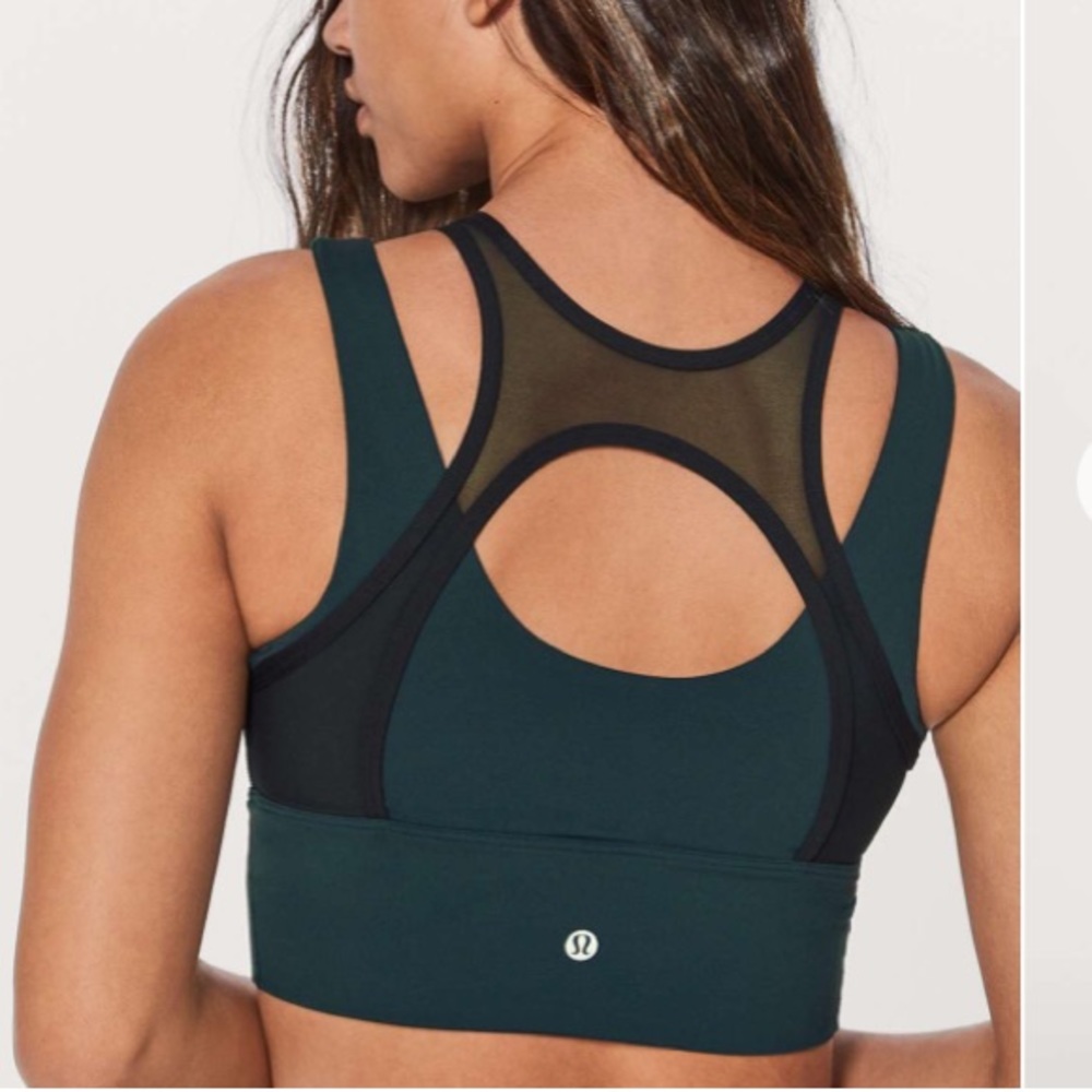 Lululemon Double Tap Bra II
Submarine / Black